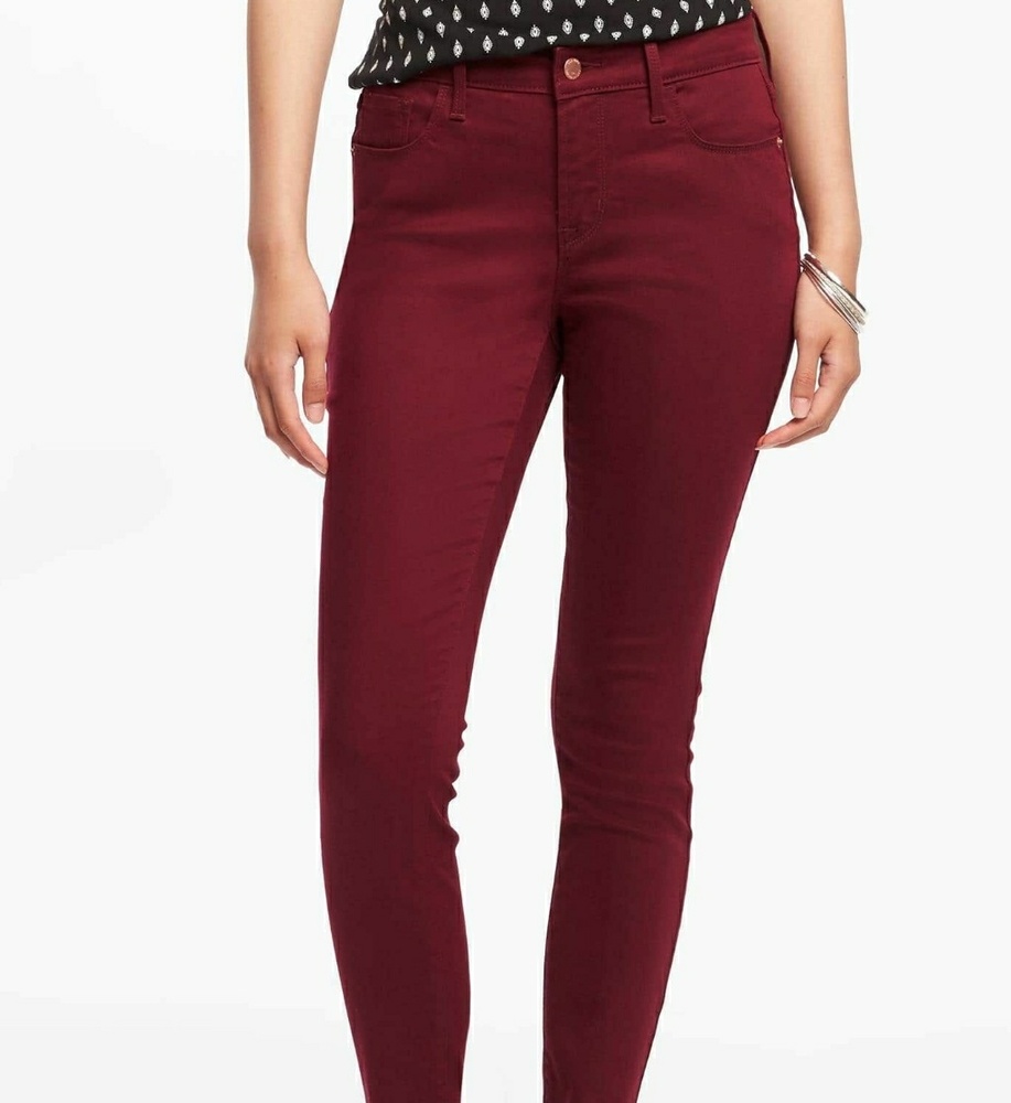 Old Navy Rockstar Burgundy Wine Skinny Jeans